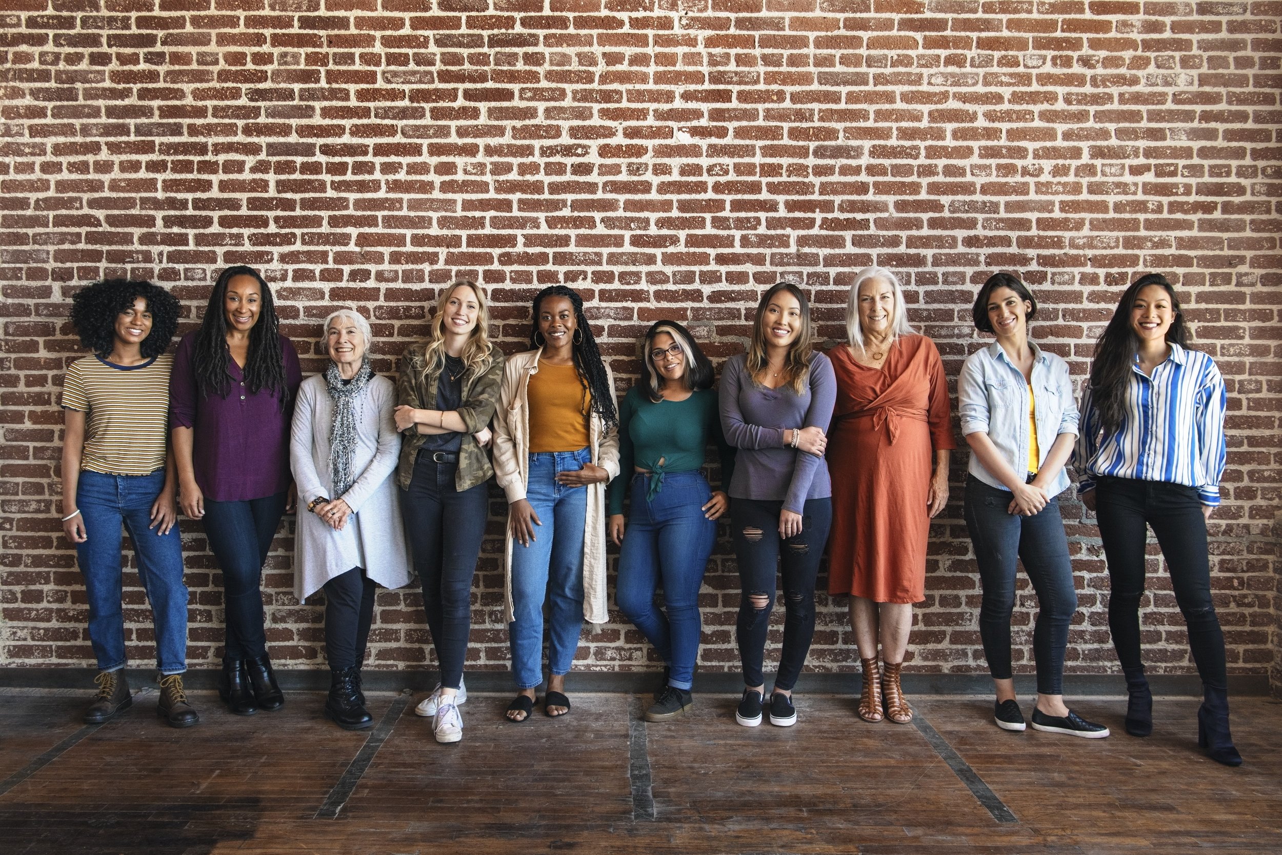 Women supporting each other in tech